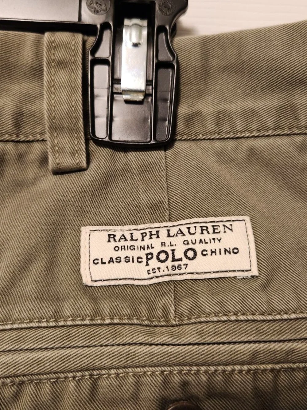 Vintage polo Ralph Lauren Andrew pant men's green 100%cotton casual pants 42/32